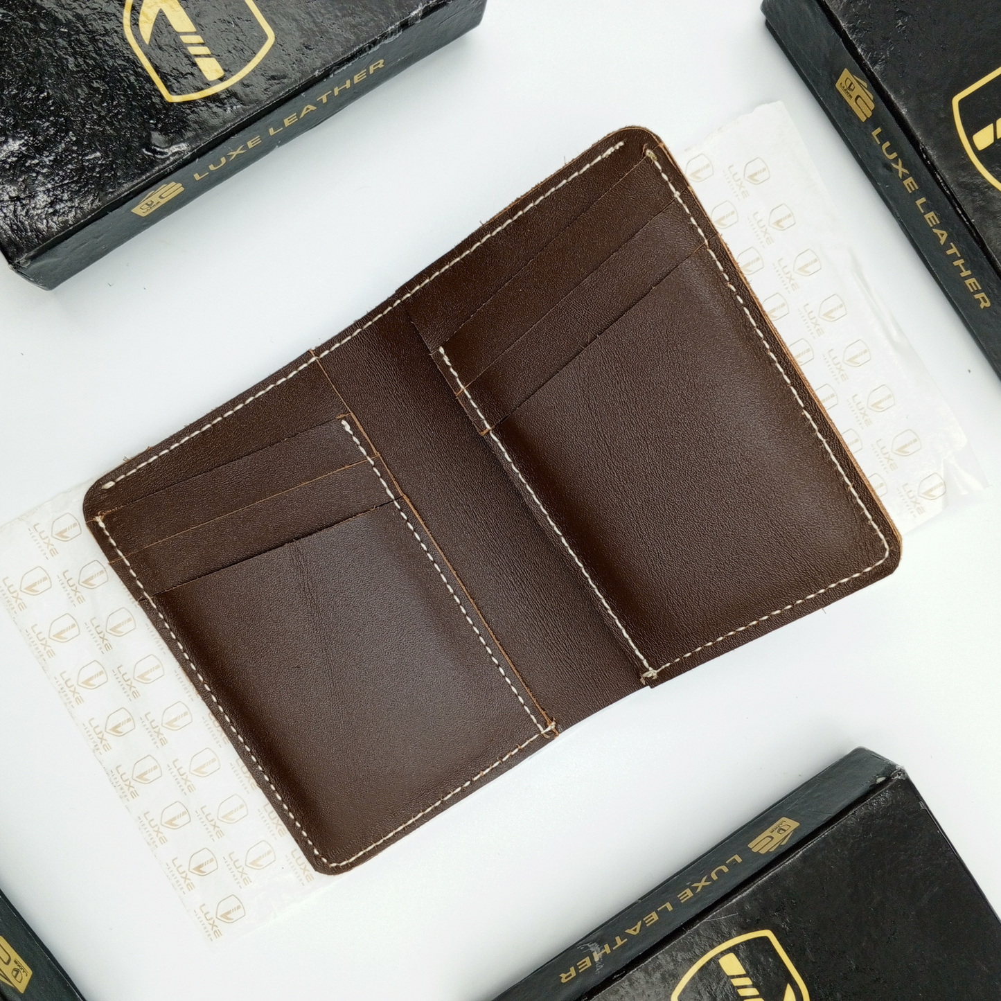 Crazy Brown Pure Leather Wallet: Stylish and Functional | LuxeLeather | CH06