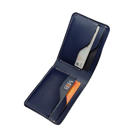 Accessorize with Confidence: Blue Italian Wallet for Unmatched Style| LLBF05