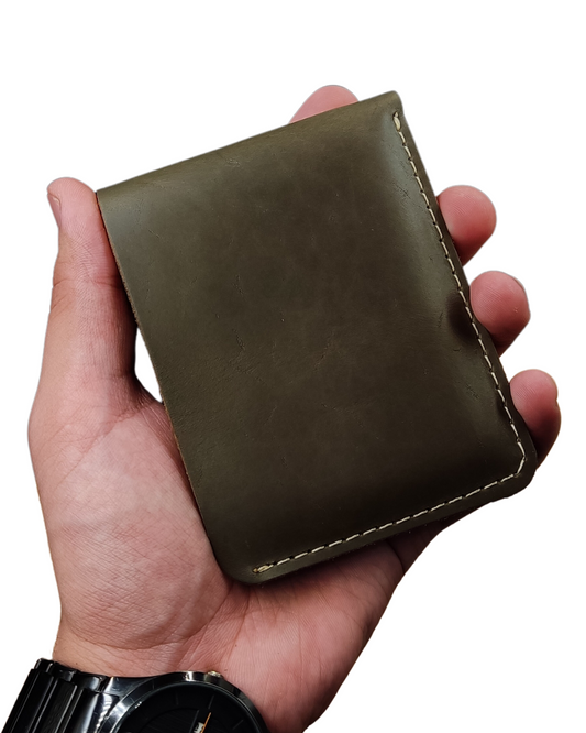 Unleash Your Individuality with our Distinctive Olive Green Wallet