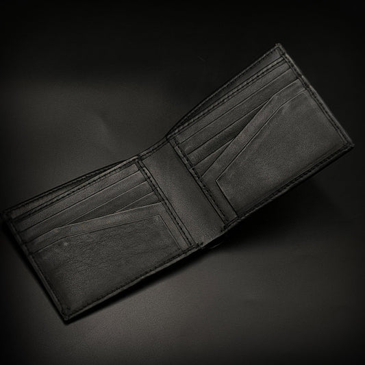 Handcrafted Pure Wallet with 10 Card Slots, 2 Currency Pockets, and 2 Hidden Compartments | LLBF02