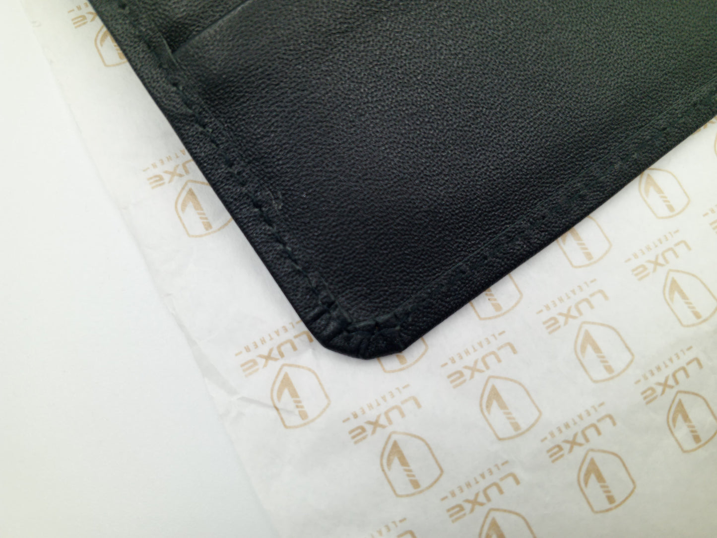 Premium Cow Leather Wallet | Zipper |Z01 BL