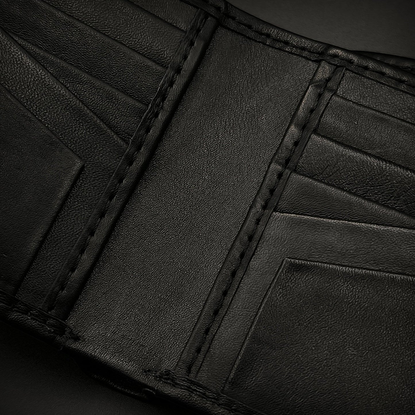 Handcrafted Pure Cow Leather Wallet with 10 Card Slots, 2 Currency Pockets, and 2 Hidden Compartments | LLBF02