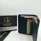 Premium Cow Leather Wallet | Zipper |Z01 BL