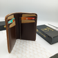 Crazy Brown Pure Leather Wallet: Stylish and Functional | LuxeLeather | CH06