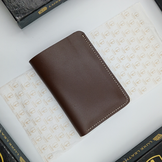 Crazy Brown Pure Leather Wallet: Stylish and Functional | LuxeLeather | CH06