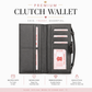 Premium Leather Ladies Clutch – 12 Card Slots | Multi Compartment | Elegant Carry (LC01)