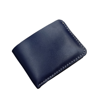 Accessorize with Confidence: Blue Italian Leather Wallet for Unmatched Style| LLBF05