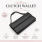Premium Leather Ladies Clutch – 12 Card Slots | Multi Compartment | Elegant Carry (LC01)