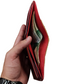 Introducing our Exquisite Maroon Italian Leather Wallet! Hi-Chrome Texture | LLBF04