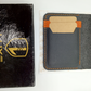 LuxeLeather Handmade Cow Leather Card Holder - Black | LLCH01