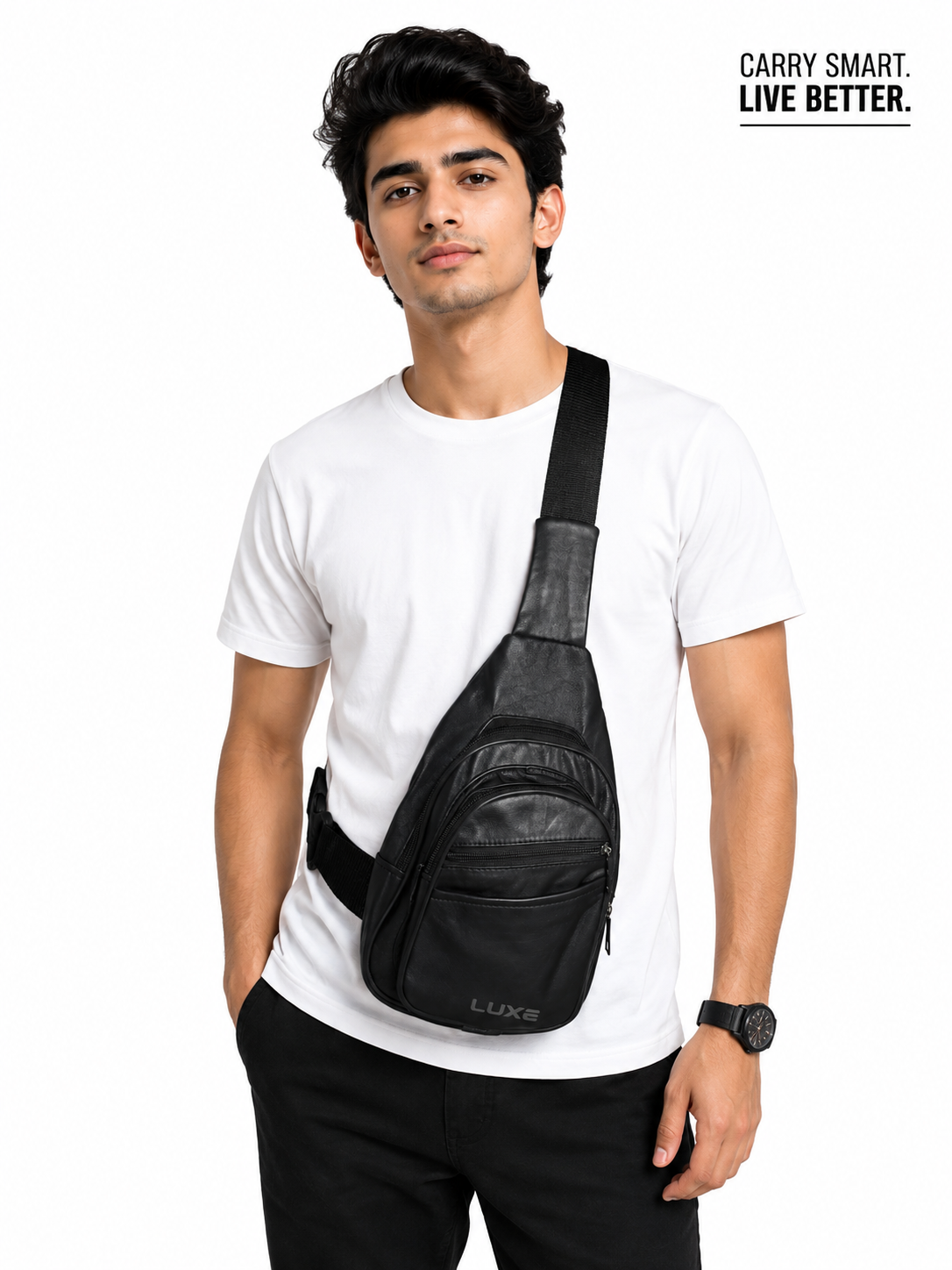 Leather Crossbody Bag | Sling Bag | CB01