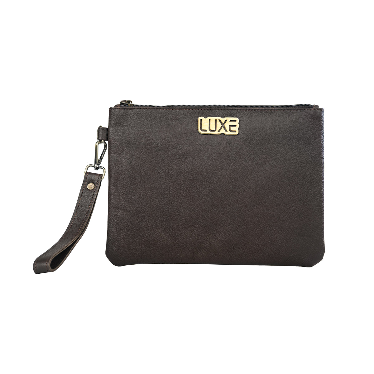 Espresso | Cow Leather Business Clutch