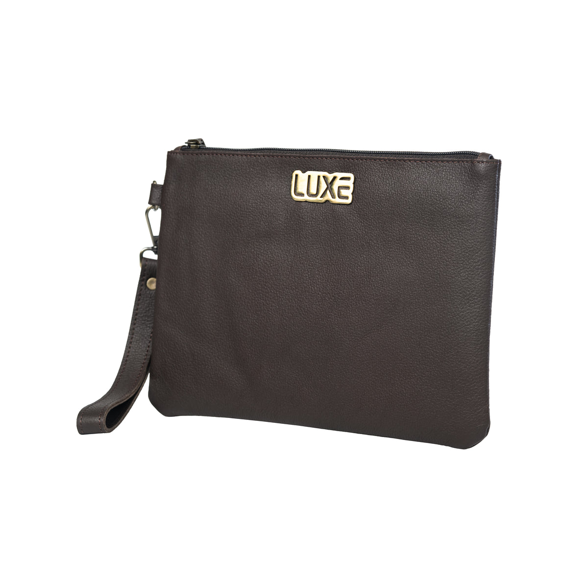 Espresso | Cow Leather Business Clutch