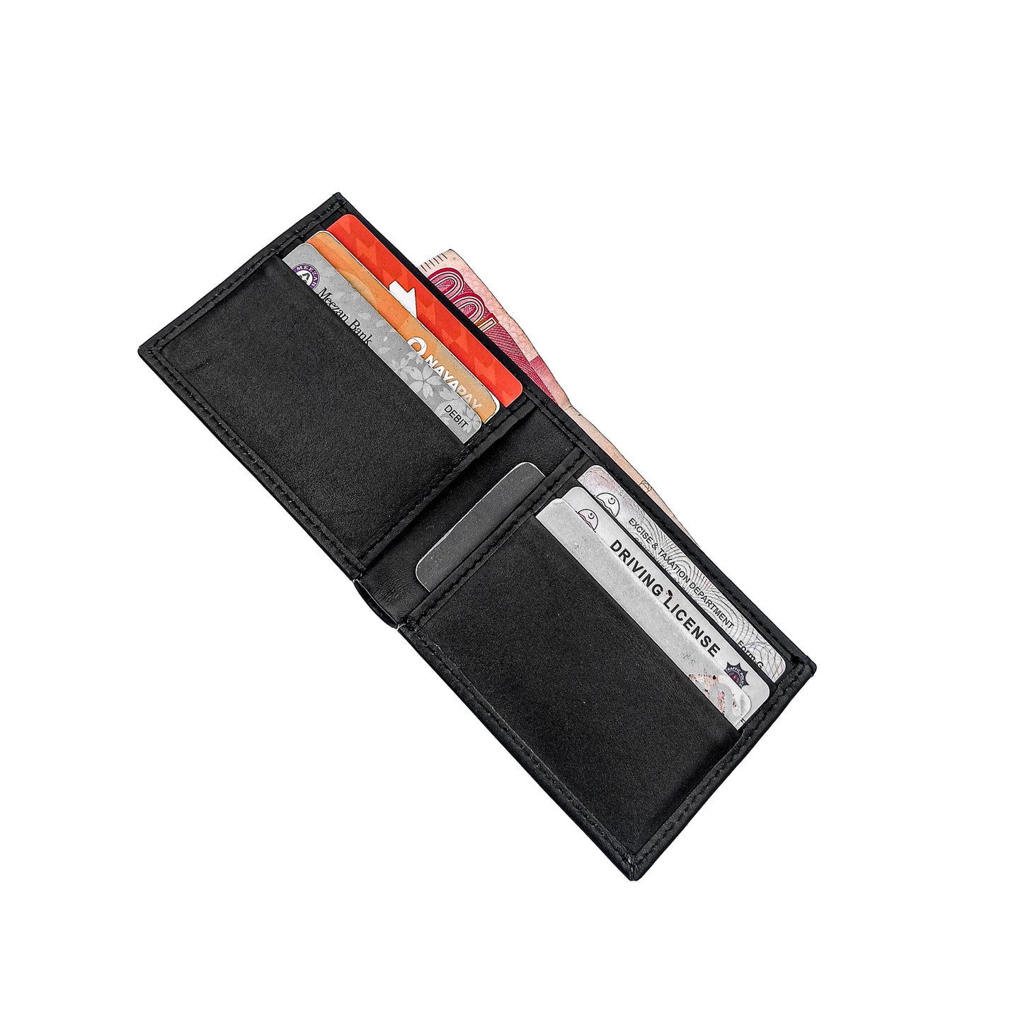 BiFold Slim Wallet | 6 Card Slots | 2 Cash Pockets | Everyday Essential |BF12