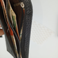 LuxeLeather Black Cow Leather Wallet | Stylish & Functional | Card Holders, Coin Pocket, Zipper Compartment | LLBF06