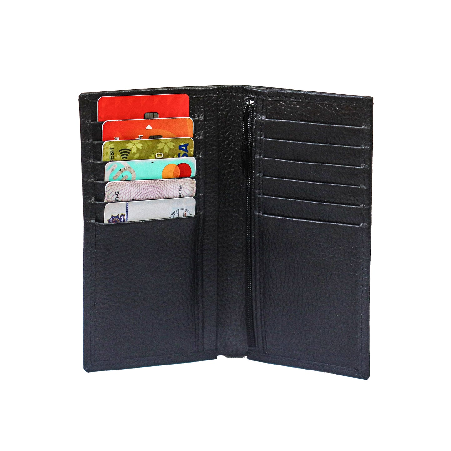 Grand Carry Long Wallet |12 Cards | Zipper Pocket | Multiple Cash Sections| LG03