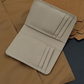 Cream Color Pure Leather Wallet | LuxeLeather