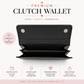 Premium Leather Ladies Clutch – 12 Card Slots | Multi Compartment | Elegant Carry (LC01)