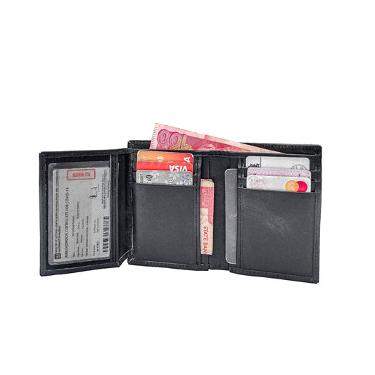 CardMaster Pro Wallet | 9 Cards | 2 Cash | Secure ID Window | Inner Storage |CH09
