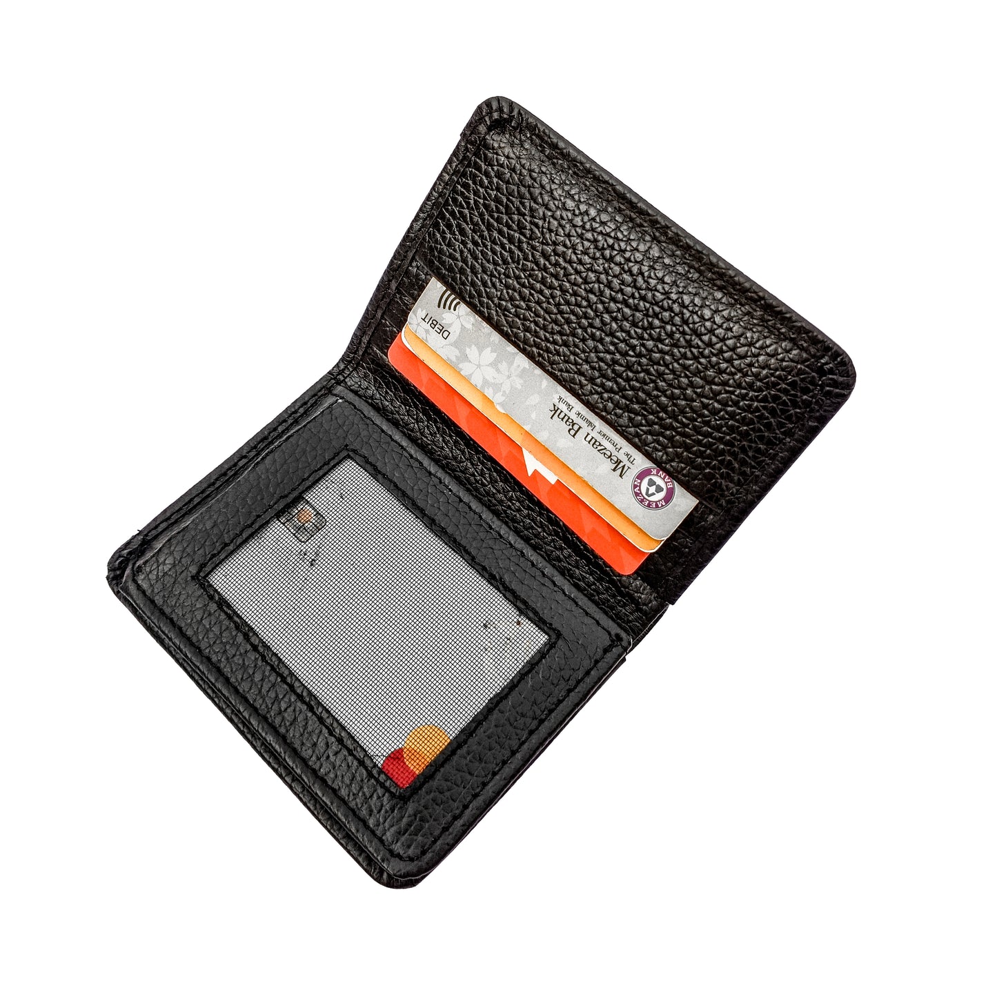 Slimfold Premium Wallet – 9 Card Slots | 2 Cash Pockets | Transparent ID Window |CH08