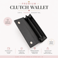 Premium Leather Ladies Clutch – 12 Card Slots | Multi Compartment | Elegant Carry (LC01)