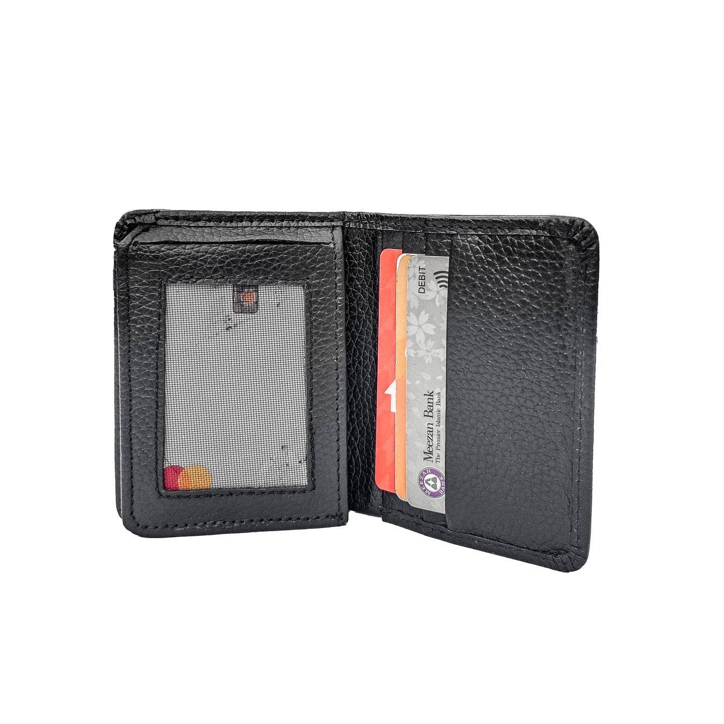Slimfold Premium Wallet – 9 Card Slots | 2 Cash Pockets | Transparent ID Window |CH08