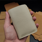 Cream Color Pure Leather Wallet | LuxeLeather