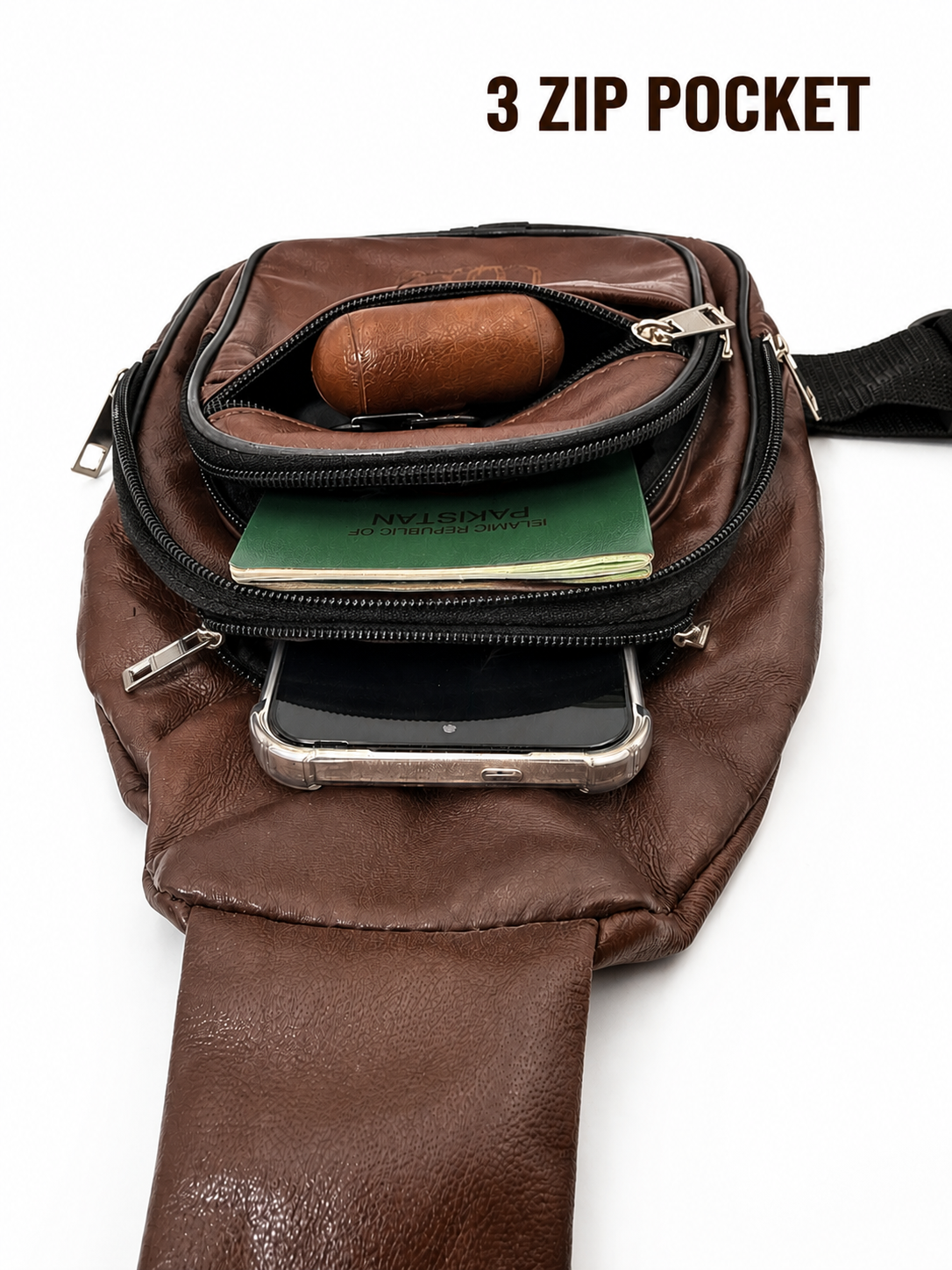 Leather Crossbody Bag | Sling Bag | CB01
