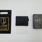 LuxeLeather Black Cow Leather Wallet | Stylish & Functional | Card Holders, Coin Pocket, Zipper Compartment | LLBF06