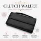 Premium Leather Ladies Clutch – 12 Card Slots | Multi Compartment | Elegant Carry (LC01)