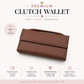 Premium Leather Ladies Clutch – 12 Card Slots | Multi Compartment | Elegant Carry (LC01)