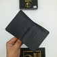 Premium Cow Leather Wallet | Zipper |Z01 BL