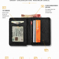 Slimfold Wallet–9 Card Slots | 2 Cash Pockets |ID Window |2IN1
