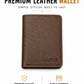 Slimfold Wallet–9 Card Slots | 2 Cash Pockets |ID Window |2IN1