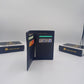 LuxeLeather Cow Leather Card Holder Wallet - Black | 6 Card Slots, 2 Secret Compartments | Genuine Aniline Leather | LLCH02
