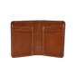Handmade  Card Holder Wallet - Brown | 6 Card Holders, 2 Secret Compartments, Cash Compartment | LLCH05