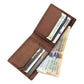 🐄 Pure Cow Leather Men's Wallet by Luxe Leather: 6 Main Pockets | 2 Inner Pockets | ID Window | Portable Card Holder | 2 Currency Pockets | Stylish and Functional | BF01