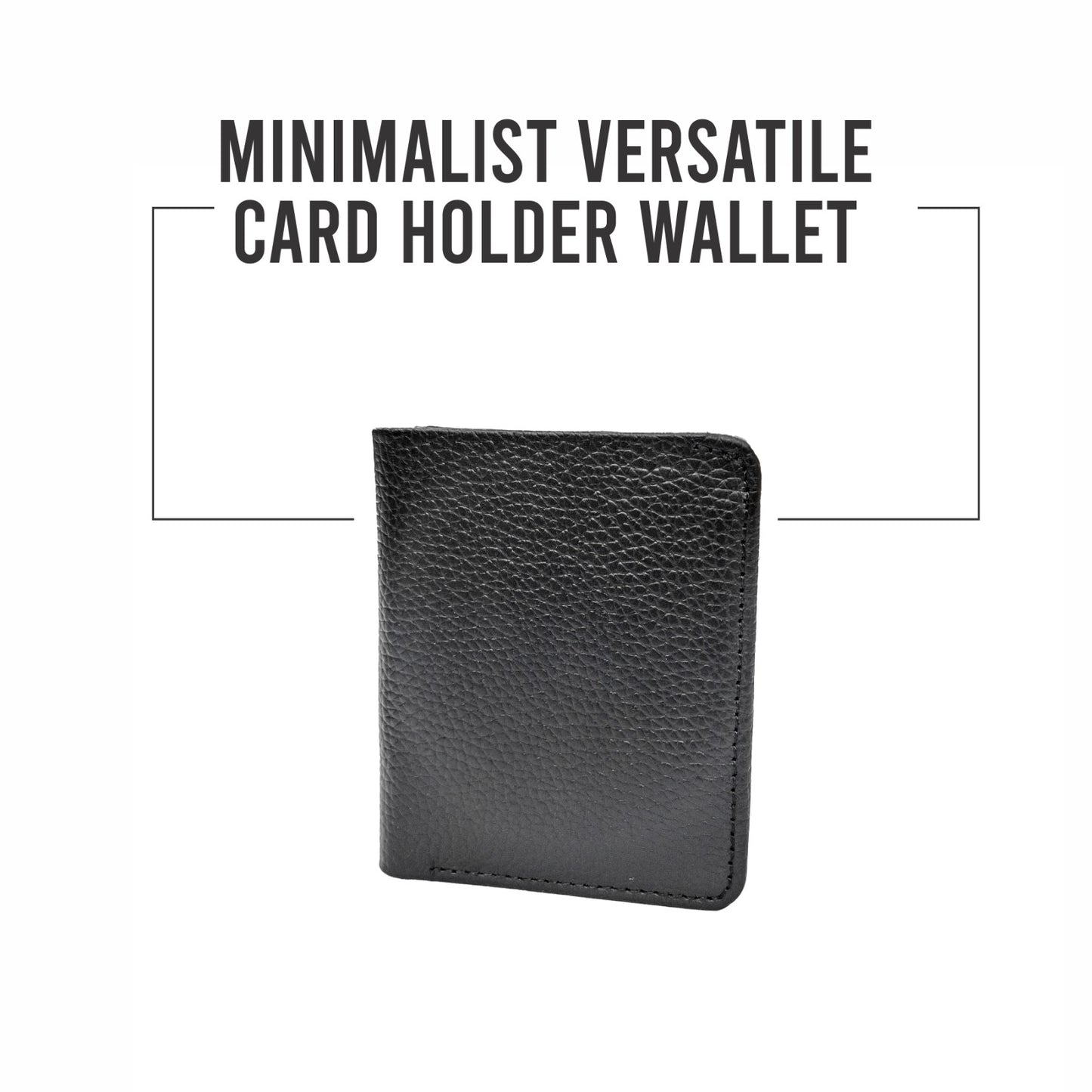Slimfold Premium Wallet – 9 Card Slots | 2 Cash Pockets | Transparent ID Window |CH08
