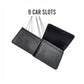 Slimfold Premium Wallet – 9 Card Slots | 2 Cash Pockets | Transparent ID Window |CH08