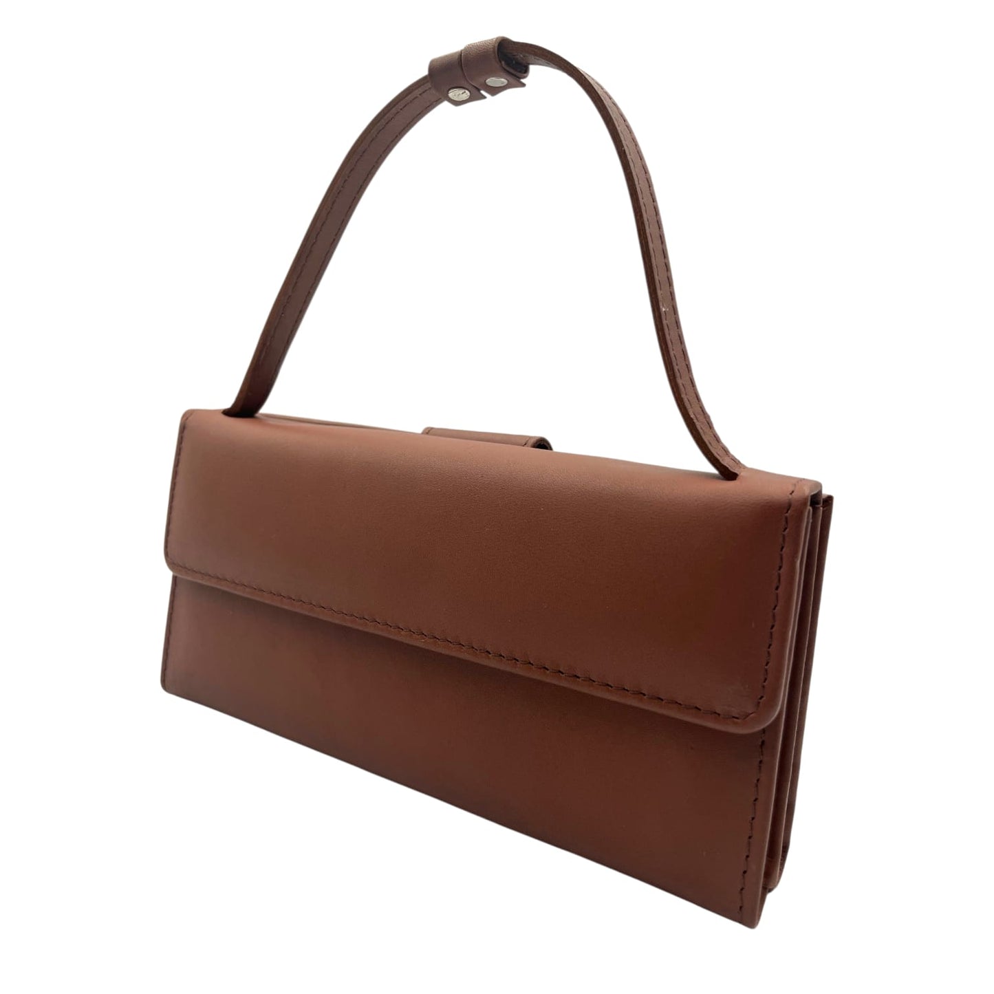 Grand Carry Ladies Clutch | Pure Cow Leather | 2 Large Compartments | Adjustable Strap | Hidden Zipper Pocket | Magnet Button | 8-12 Card Slots | Multiple Cash Sections | LC01