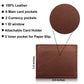 🐄 Pure Cow Leather Men's Wallet by Luxe Leather: 6 Main Pockets | 2 Inner Pockets | ID Window | Portable Card Holder | 2 Currency Pockets | Stylish and Functional | BF01